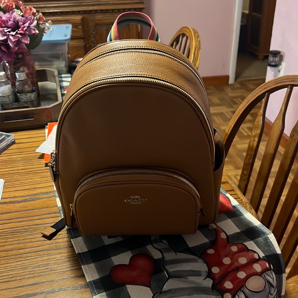 Coach backpack purse